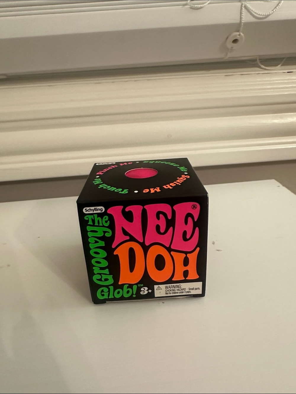 Schylling NeeDoh Groovy Glob Stress Toy -pink